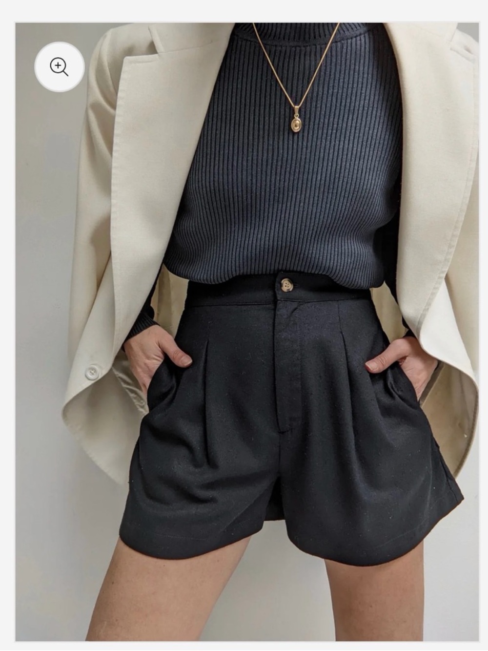 Na Nin Oliver Raw Silk Short